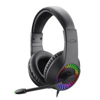 Casti gaming T-Dagger Caspian negre iluminare RGB