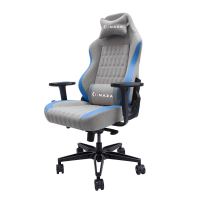 Scaun gaming Inaza Gunner gri cu albastru