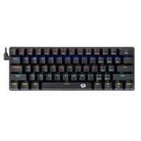 Tastatura gaming mecanica Redragon Jax neagra iluminare Rainbow