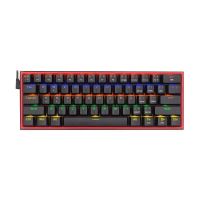 Tastatura gaming mecanica Redragon Fizz neagra iluminare Rainbow