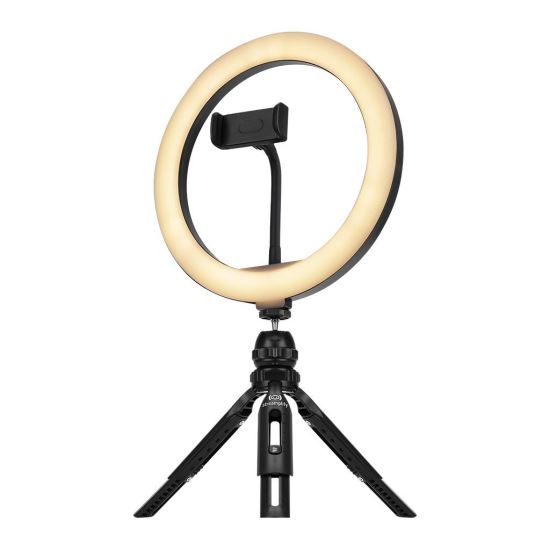 Lampa LED Circulara Streamplify Light 10 cu trepied