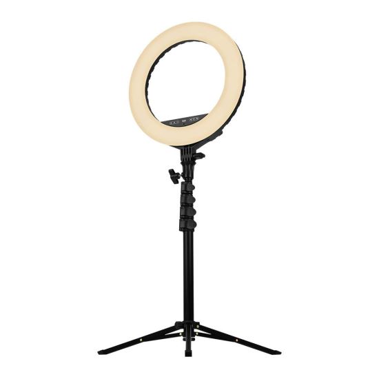 Lampa LED Circulara Streamplify Light 14 cu trepied 2 in 1