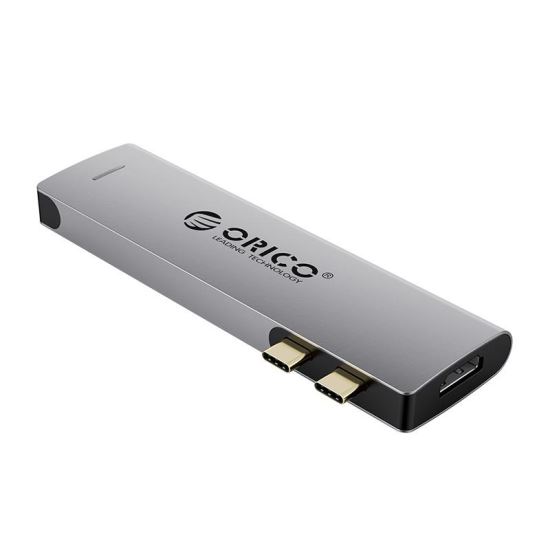 Docking station Orico 2CT-5H USB 2x Type-C gri