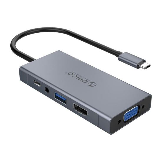 Docking station Orico MC-U501P USB Type-C gri