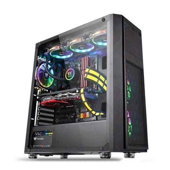 Carcasa Thermaltake Versa H26 neagra cu sticla securizata