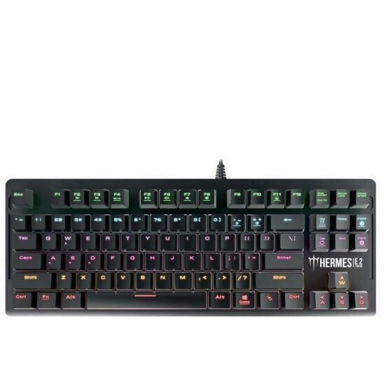 Tastatura mecanica Gamdias Hermes E2 switch-uri maro