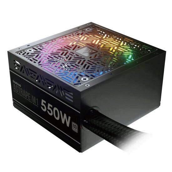Sursa Gamdias Astrape M1 550W iluminare RGB