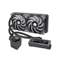 Cooler procesor si memorii cu lichid Thermaltake Floe RC RGB 240 Premium Edition cu display