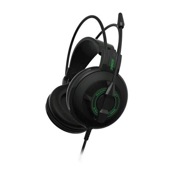 Casti Somic G925 negre cu verde Open Box