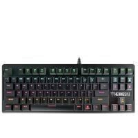 Tastatura mecanica Gamdias Hermes E2 iluminare RGB neagra Open Box